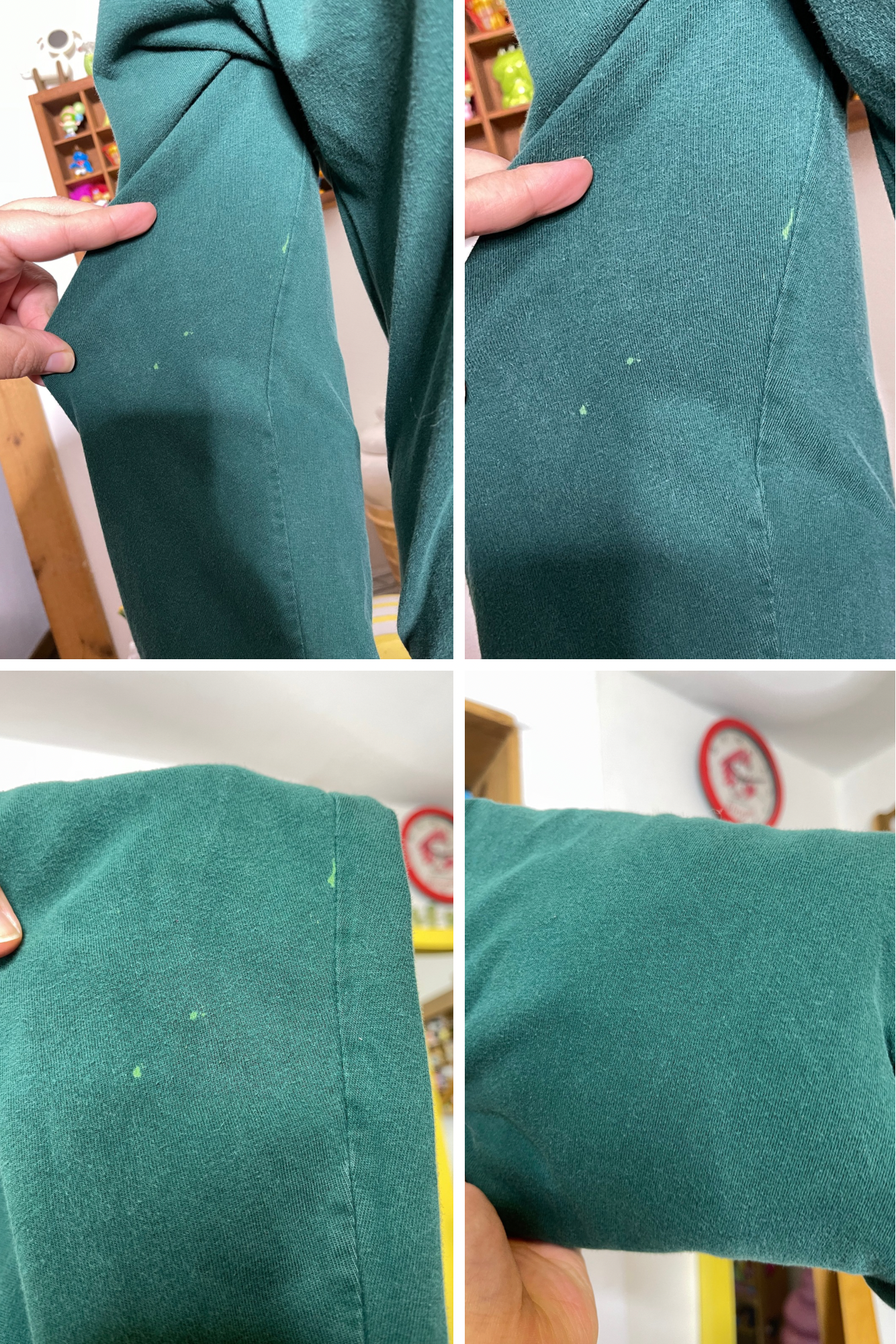 90s Winnie the pooh & friends green emboridered long sleeve sz XL