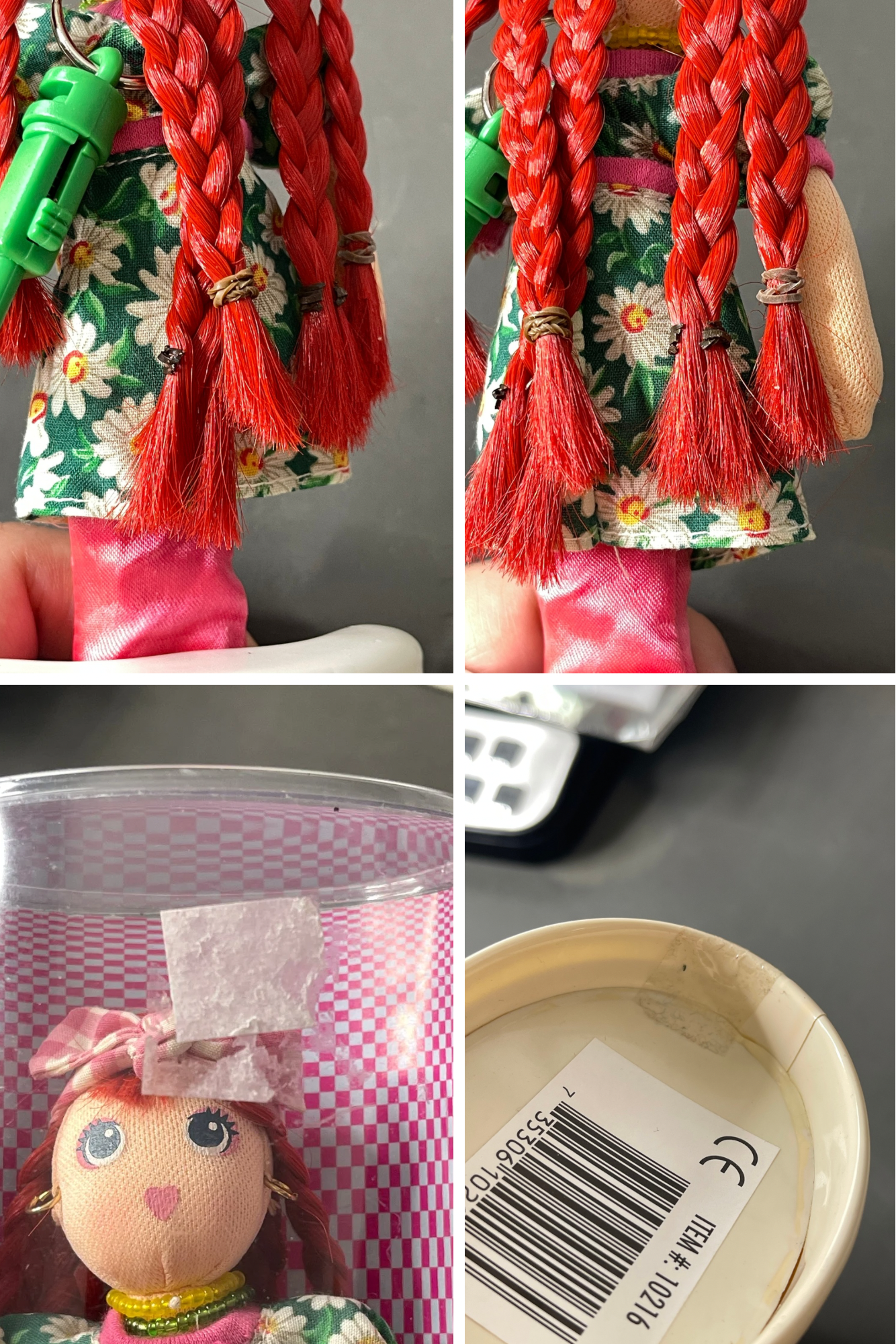 2000s Hook Ups Daisy Doll Keychain Plush