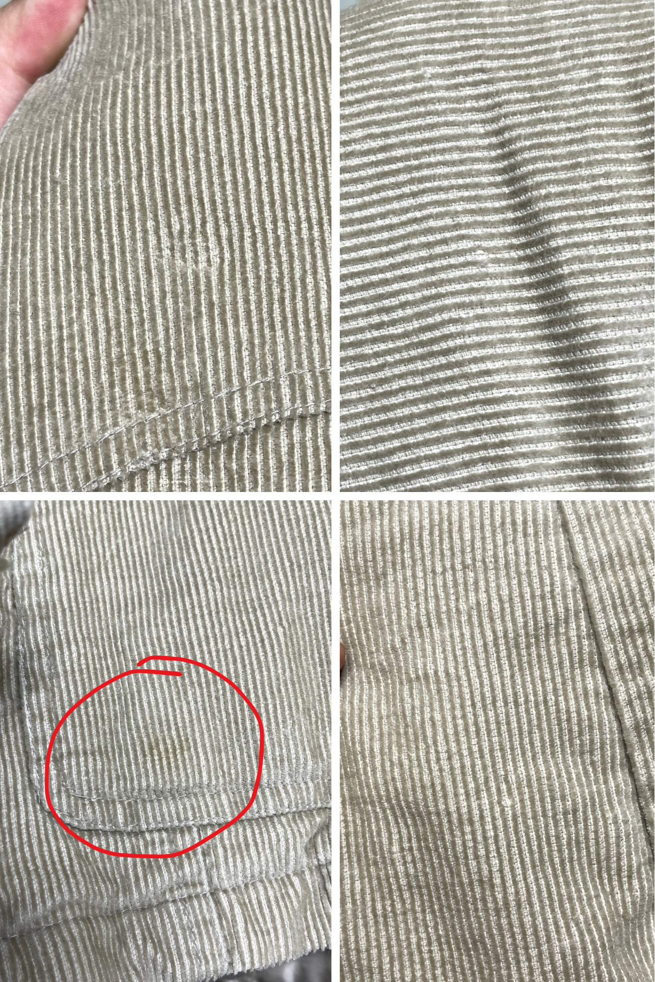 2000s Sherpa Corduroy Jacket Sz L