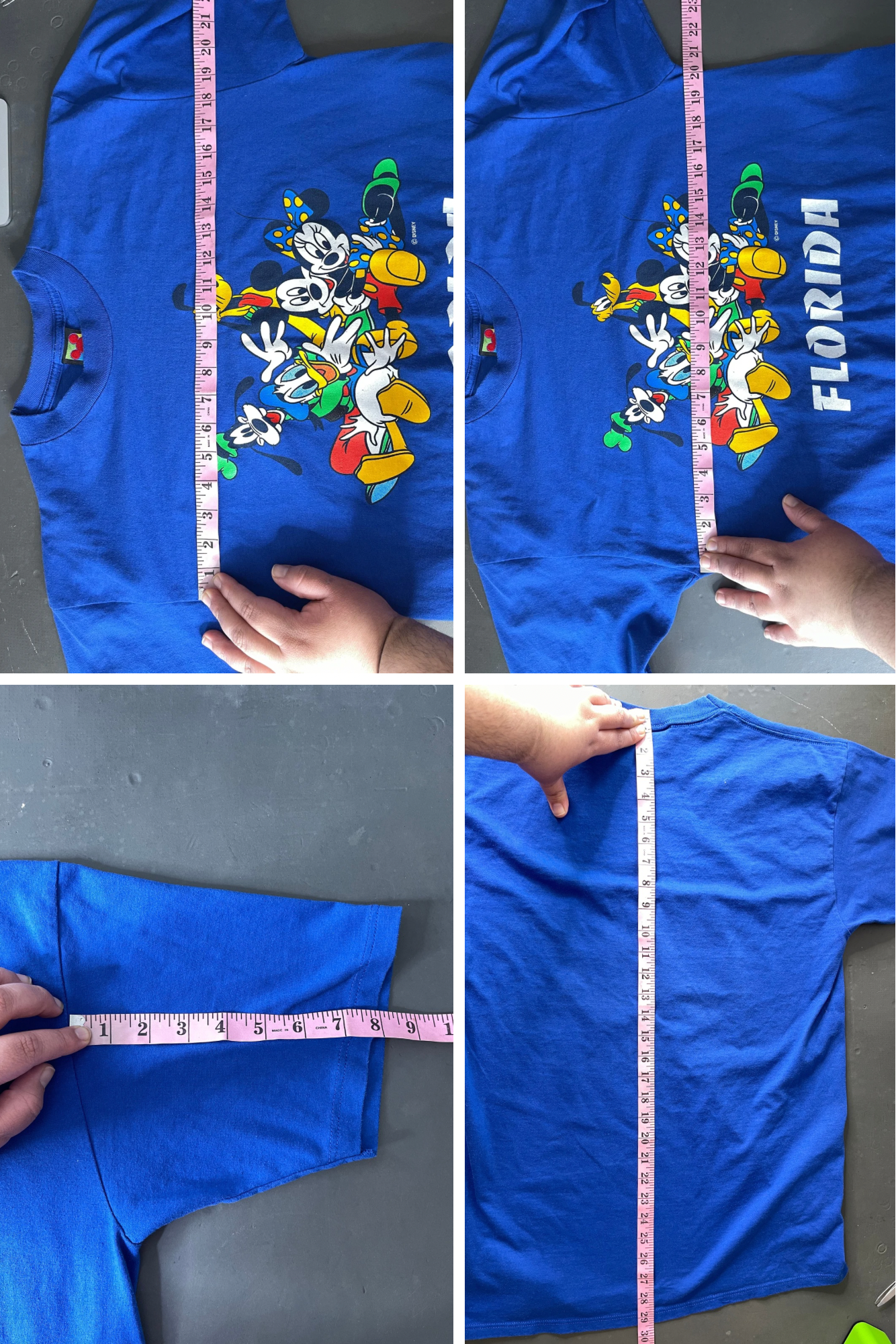 Vintage 90s Disney Florida Tee Sz L