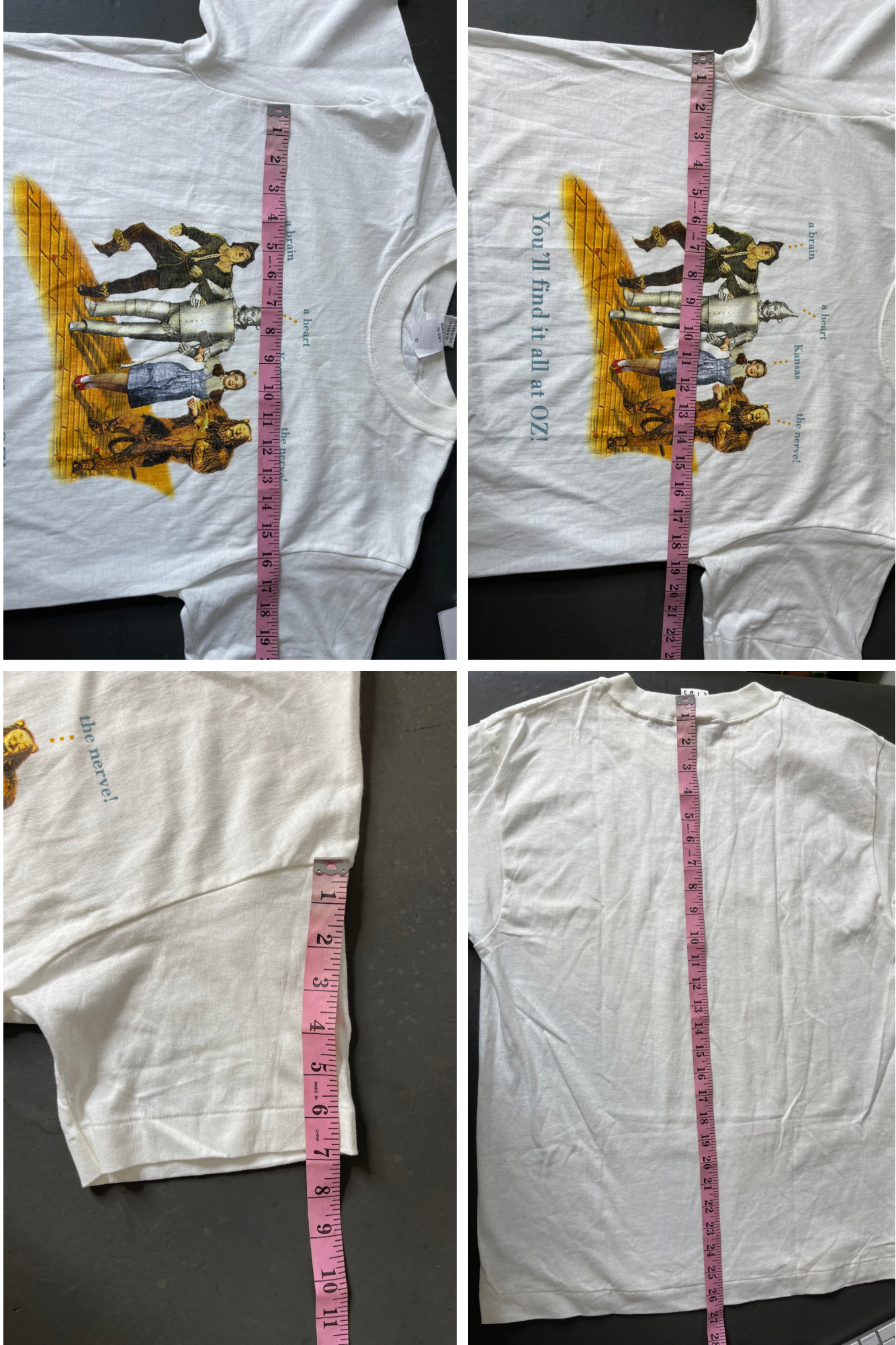 90s The Wizard Of OZ Graphic Tee sz S