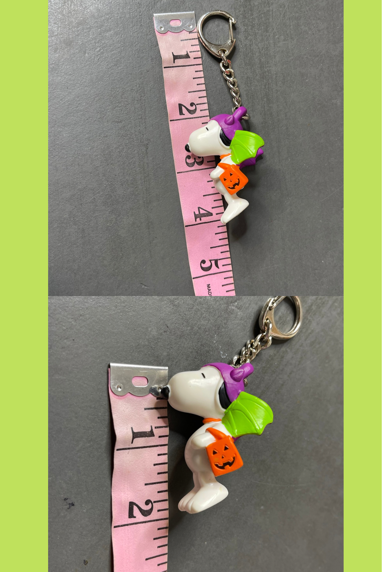 Vintage Snoopy Bat Keychain