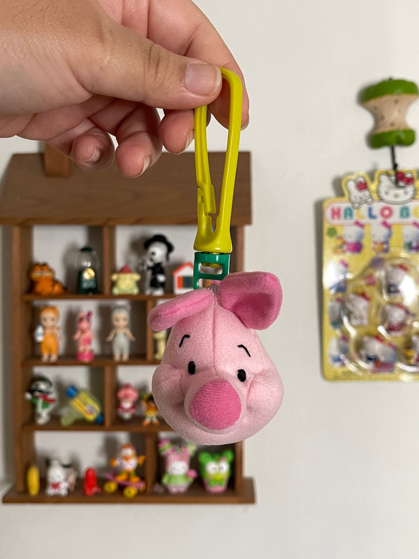 90s Piglet Plush Keychain