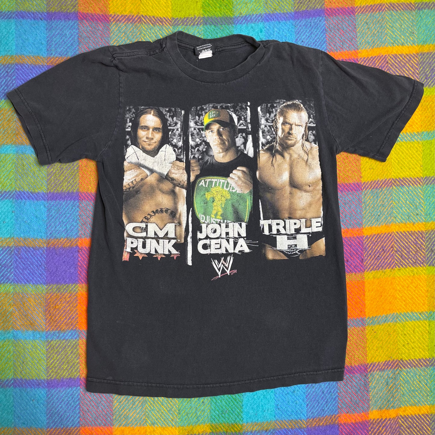 2008 WWE John Cena Kids Graphic Tee Sz L
