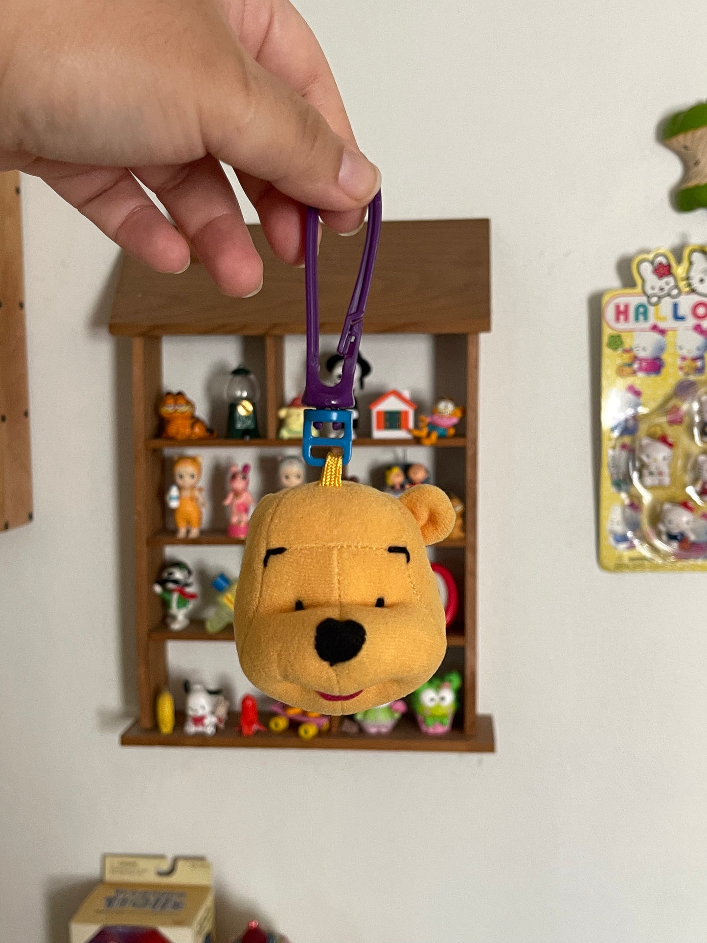 90s Pooh Plush Keychain