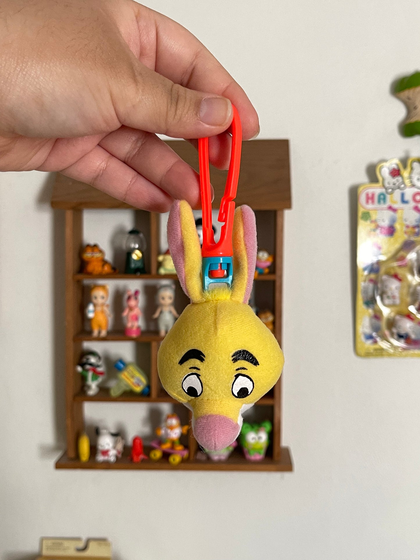 90s Rabbit Plush Keychain