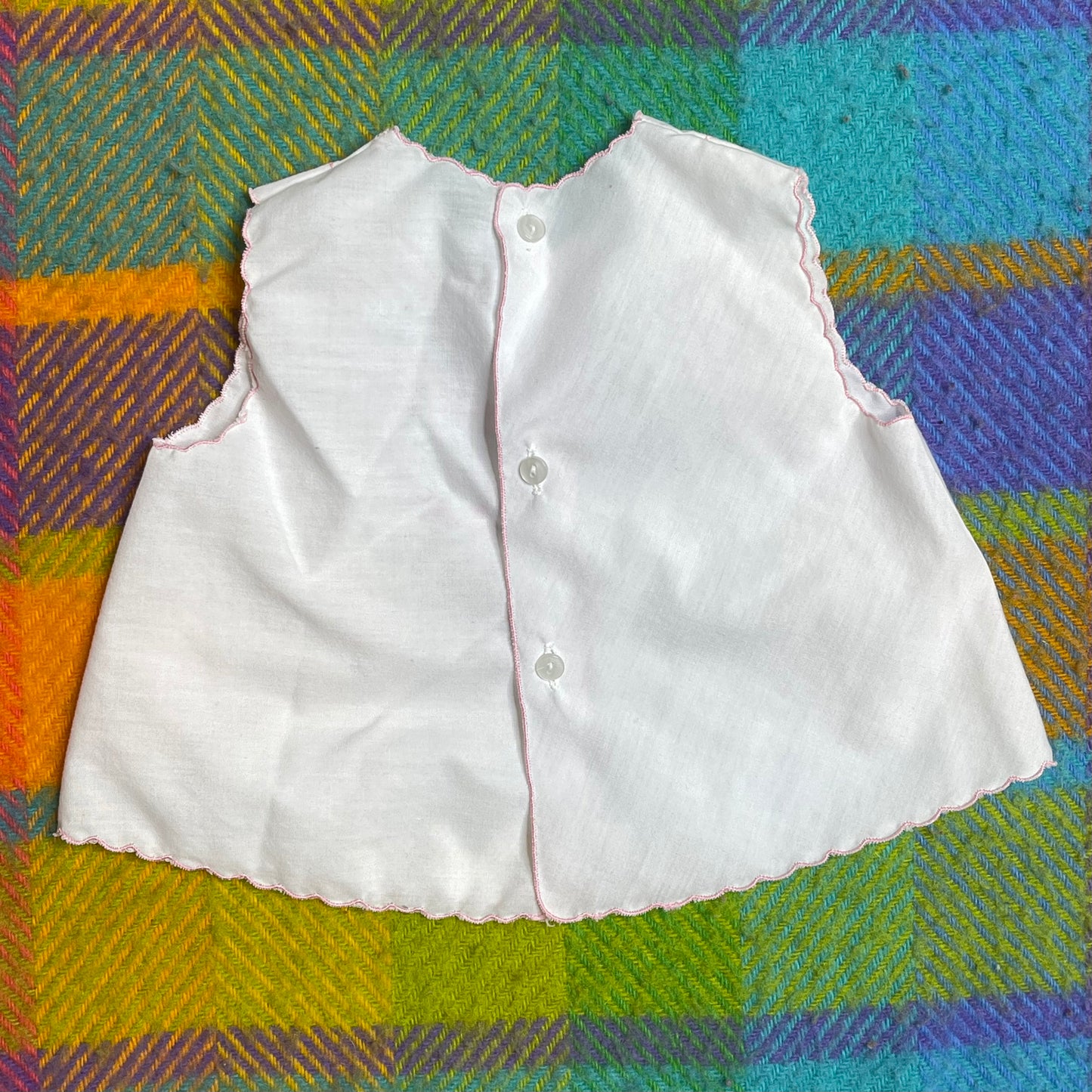 Vintage Sheer Embroidered Spring Bow Bird Top/Dress Sz INF