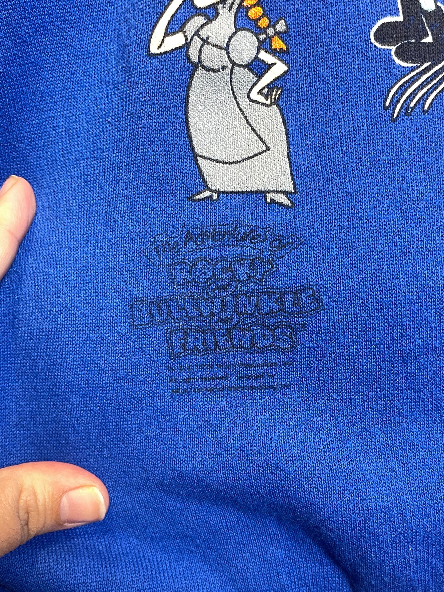 Vintage The Adventures of Rocky and Bullwinkle and friends crewneck sweater Sz L