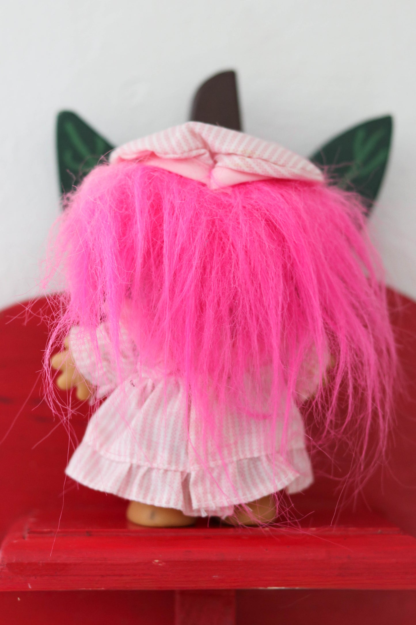 Vintage Pink Girl Bedtime Troll