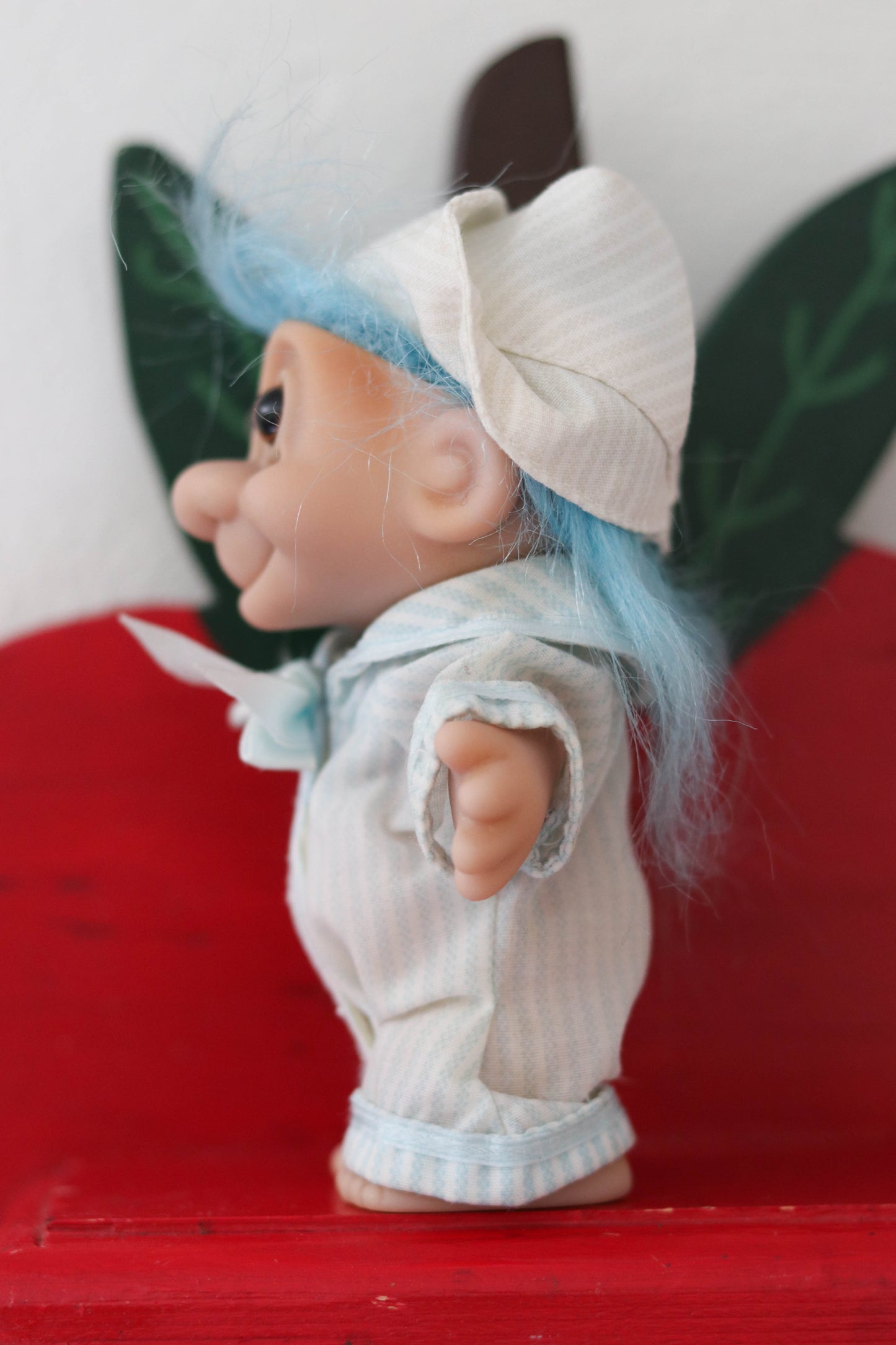Vintage Blue Boy Bedtime Troll