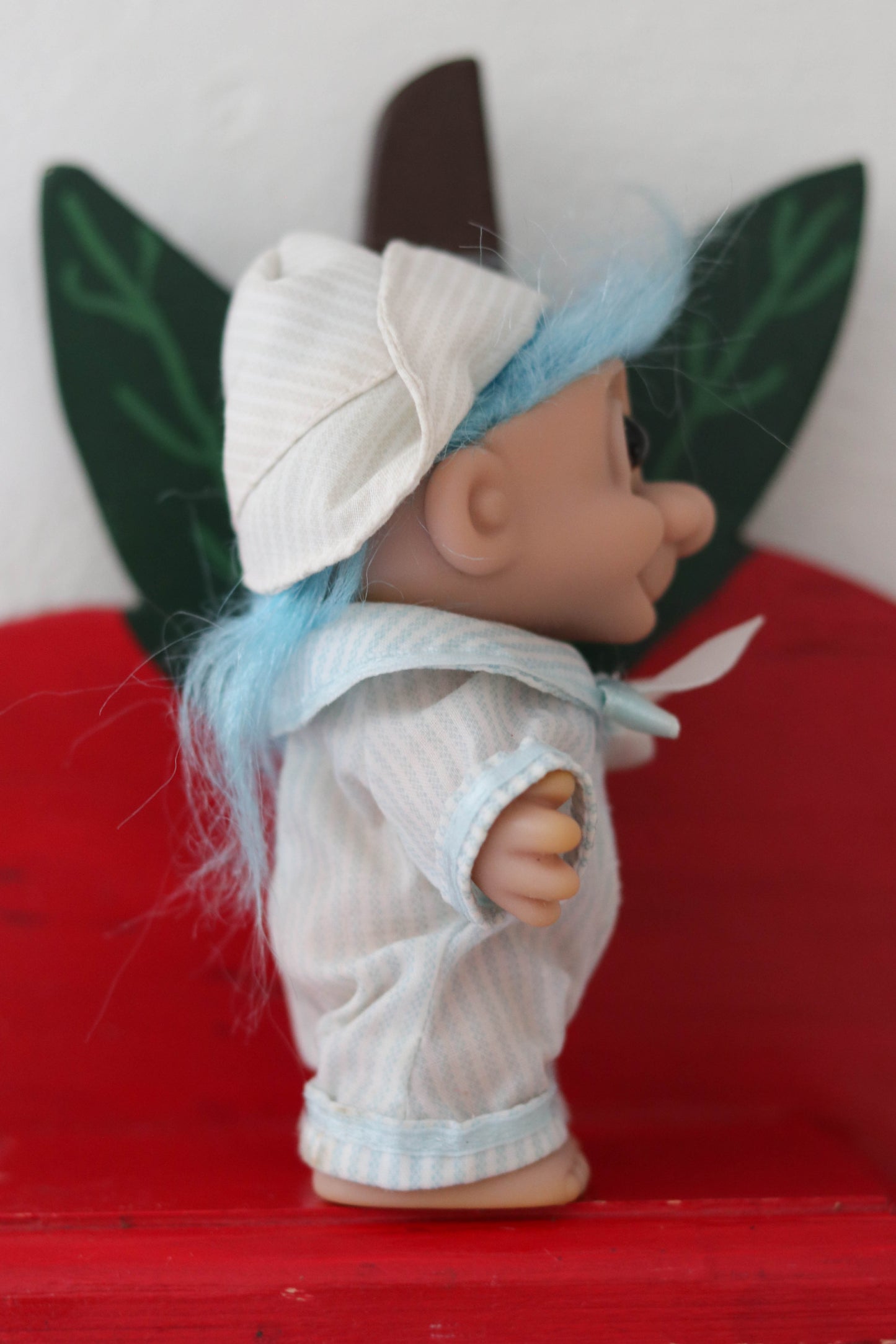 Vintage Blue Boy Bedtime Troll