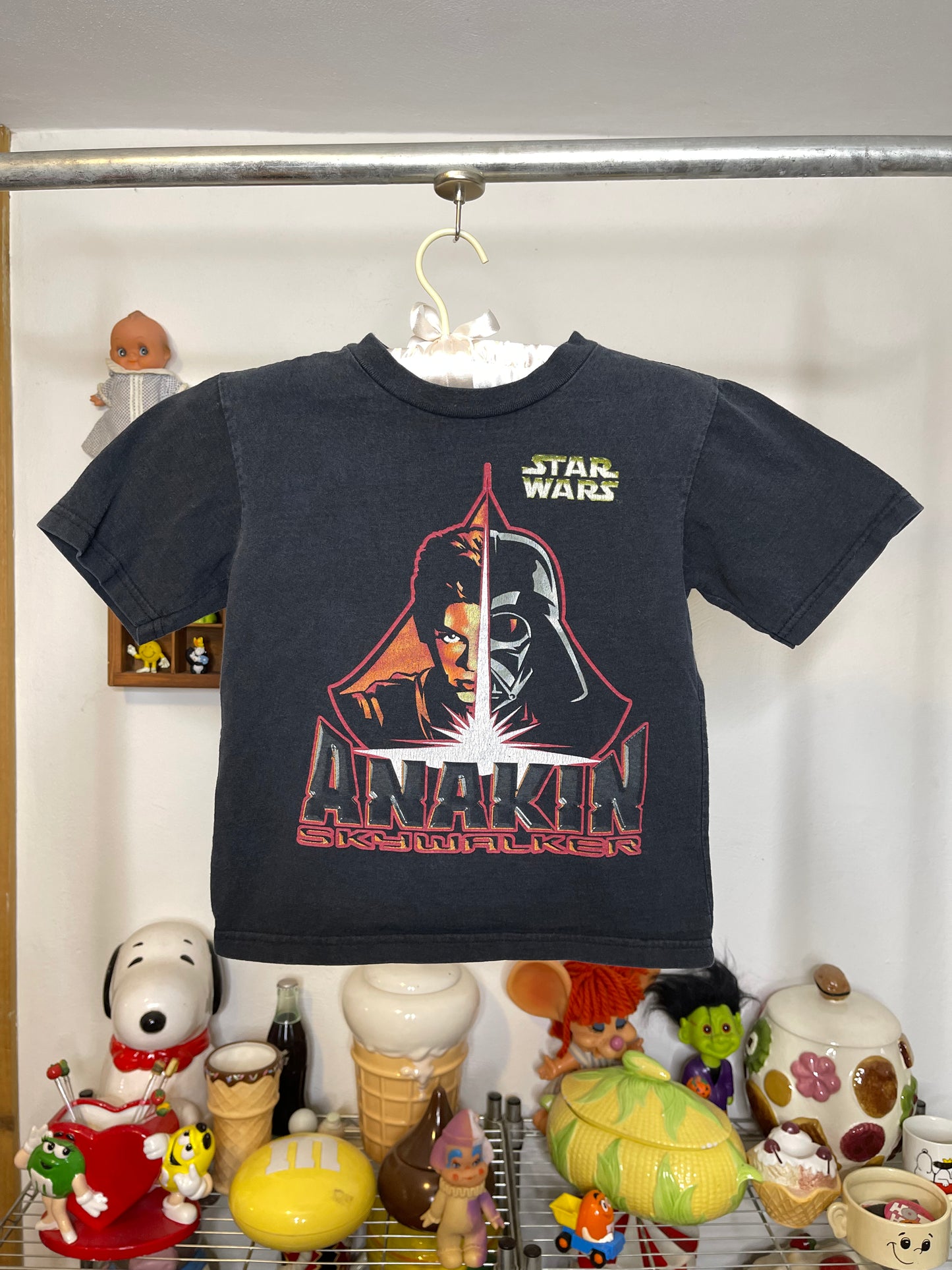 2000s Star Wars Anakin Skywalker Kids Graphic Tee Sz 6
