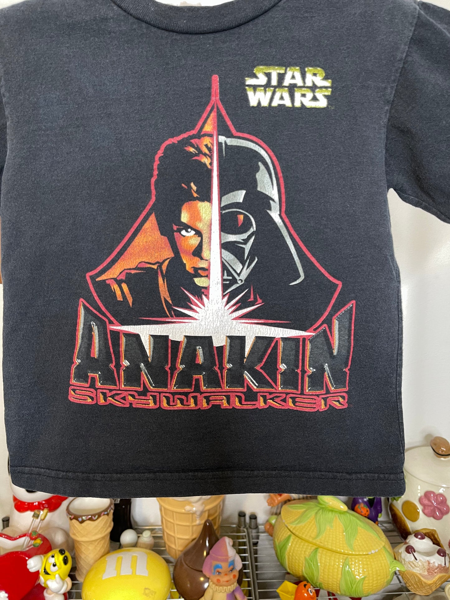2000s Star Wars Anakin Skywalker Kids Graphic Tee Sz 6