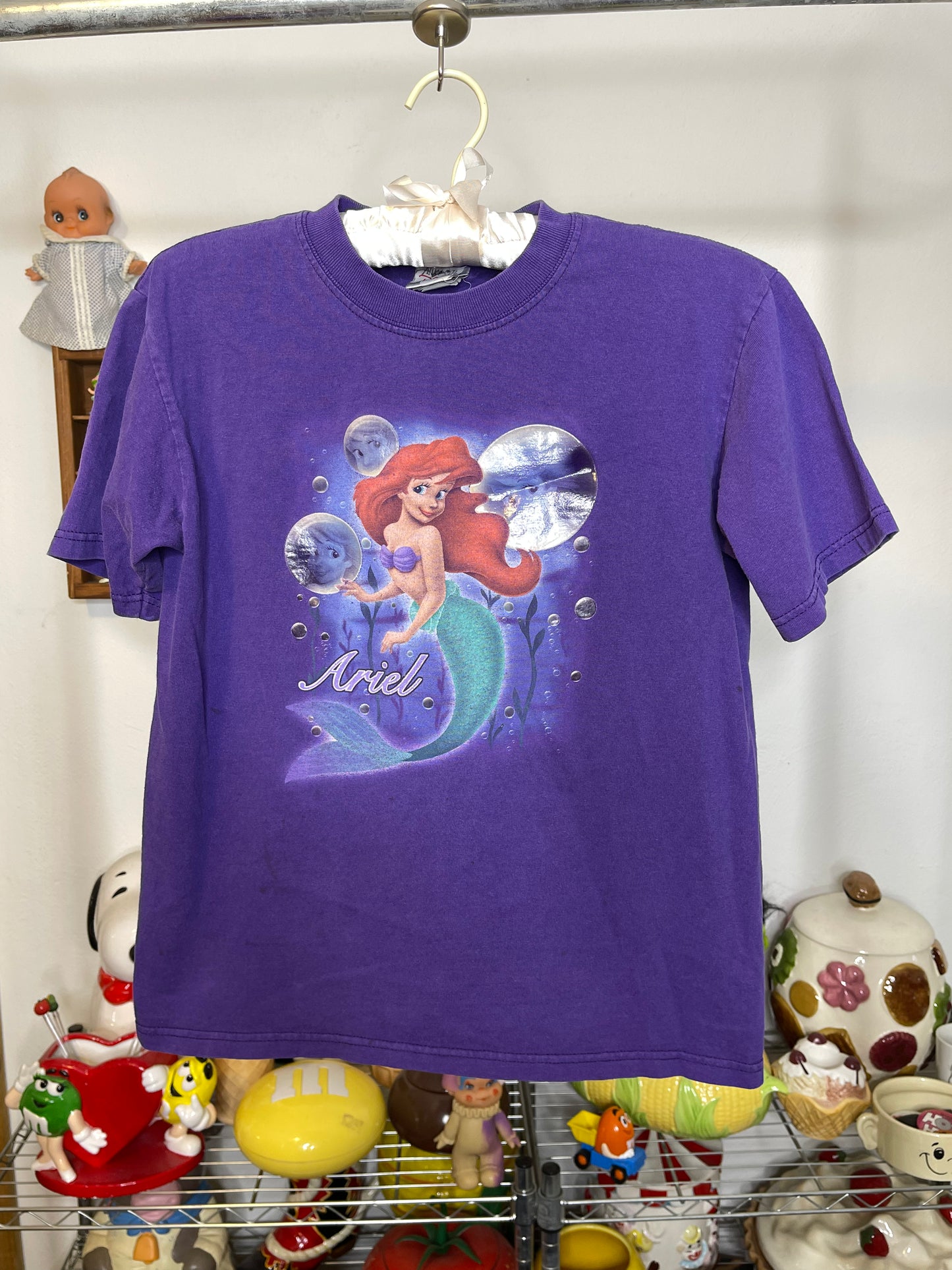 2000s Ariel The Little Mermaid Kids Graphic Tee Sz M