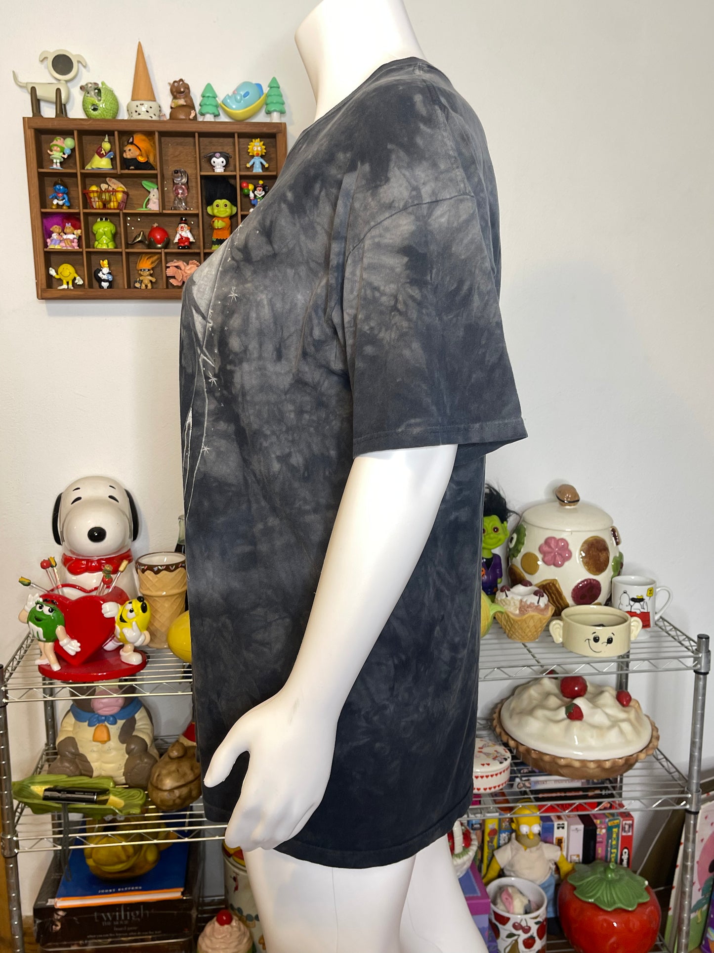 2000s Stargazer Onyx Angel Fairy Tie-dye Graphic Tee Sz XXL