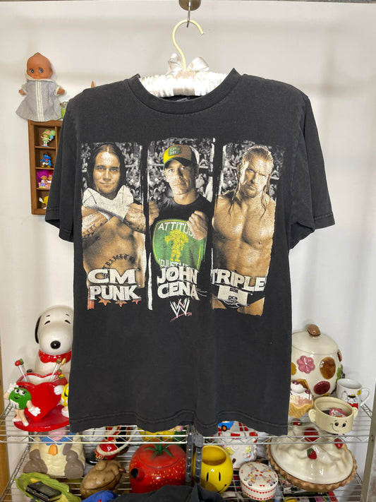 2008 WWE John Cena Kids Graphic Tee Sz L