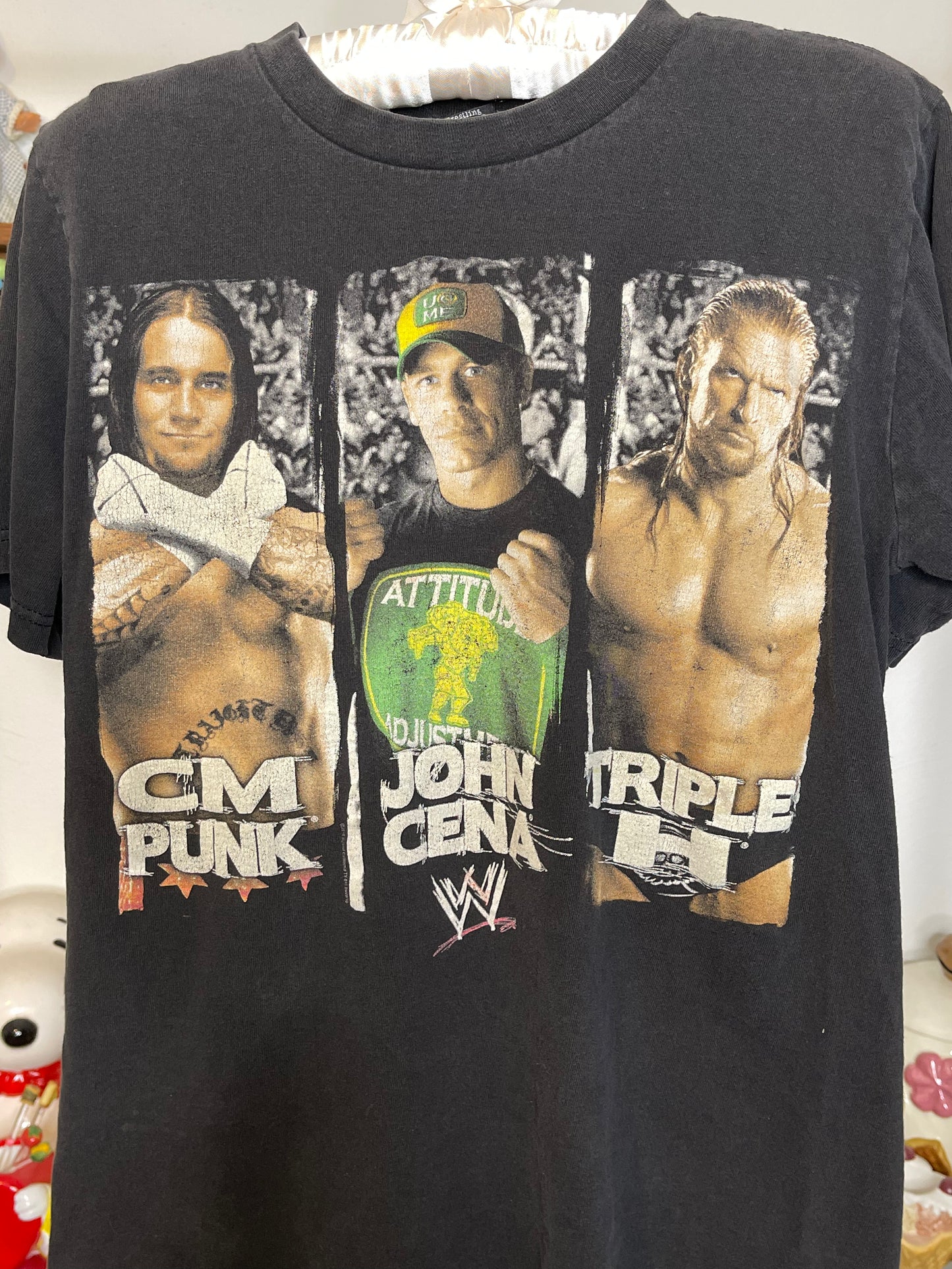 2008 WWE John Cena Kids Graphic Tee Sz L