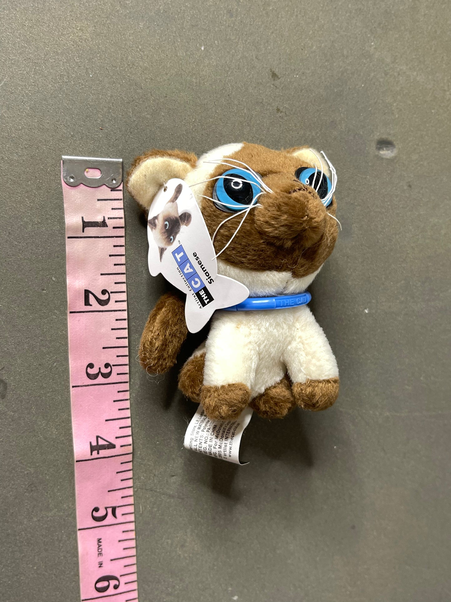2000s THE CAT Siamese Mini Plush