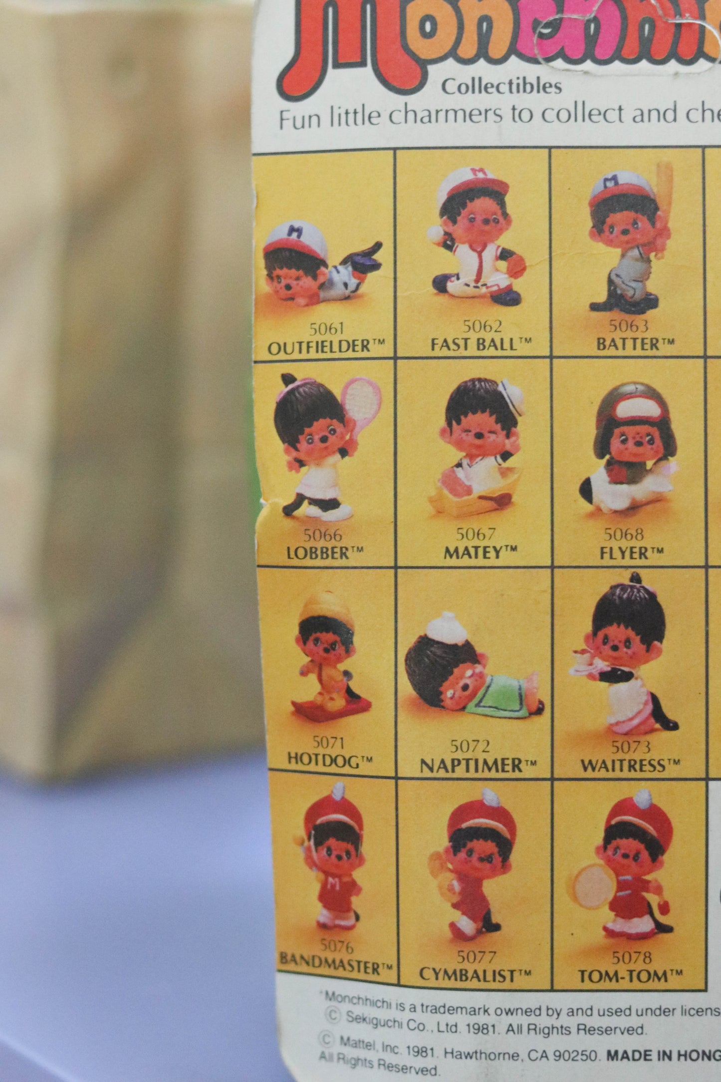 Vintage 80s Deadstock Monchhichi Collectible Trinket (Bread Boy)