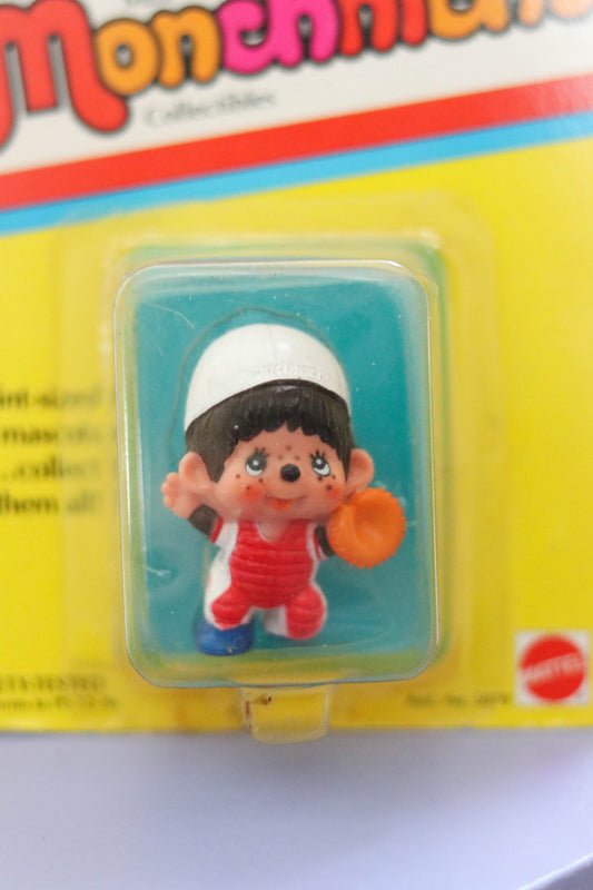 Vintage 80s Deadstock Monchhichi Collectible Trinket (Short Stop A)