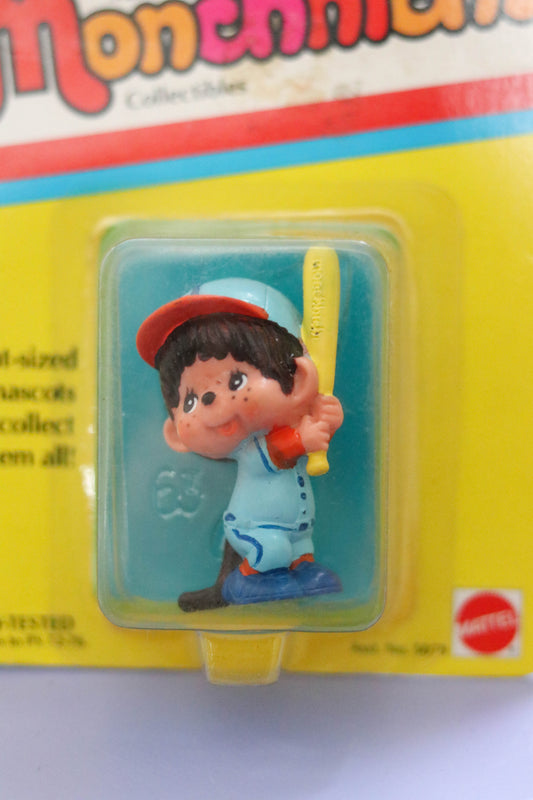 Vintage 80s Deadstock Monchhichi Collectible Trinket (Batter A)