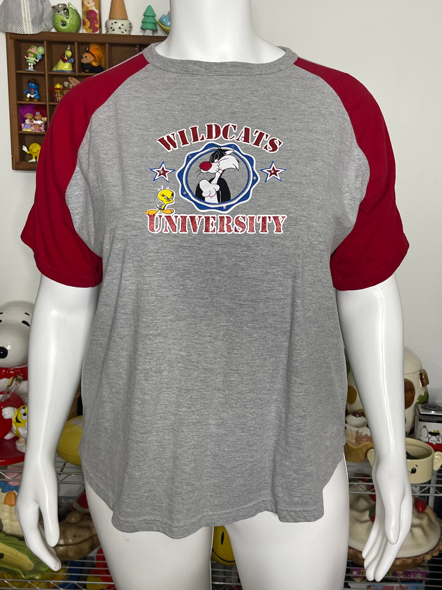 Vintage Looney Tunes Wildcats University Tee Size XXL/2X