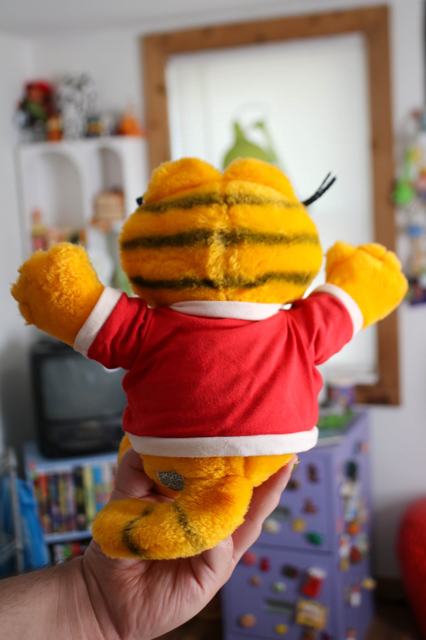 Vintage 80s Kissy Kissy Garfield Plush