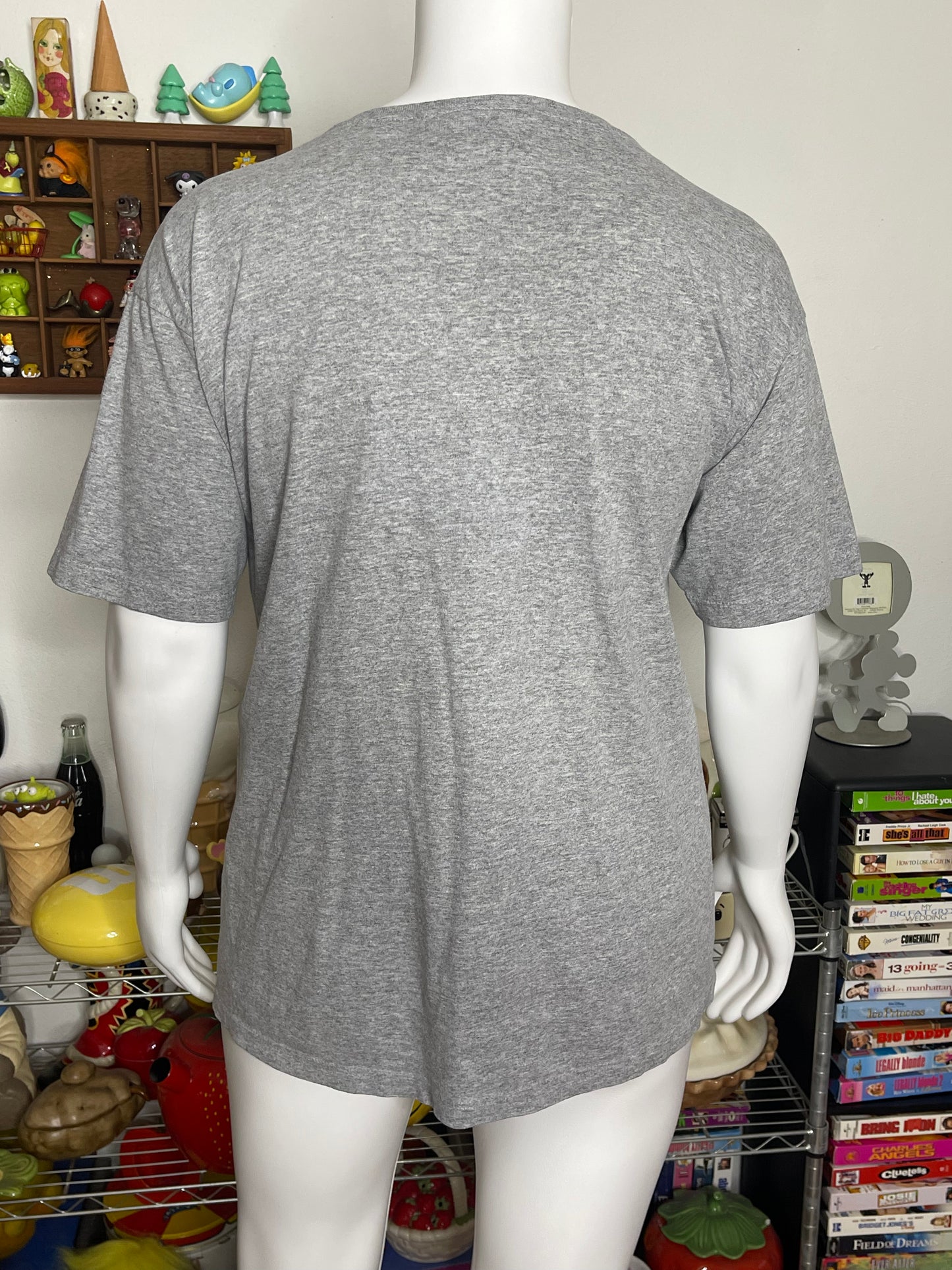 Vintage Gray Reebok Graphic Oversized Tee Sz XL