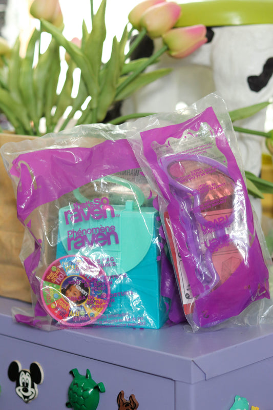 2000s That's So Raven Happy Meal Toys 2pc Set