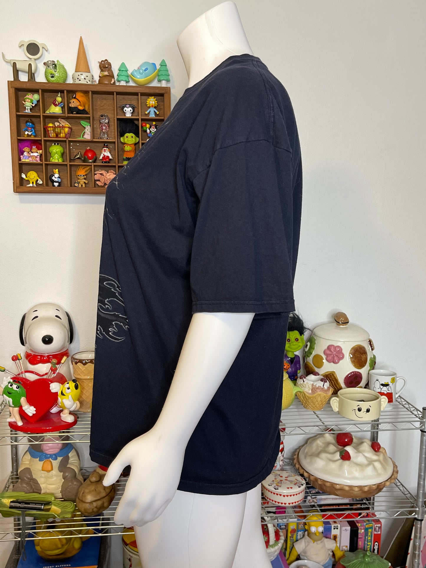 Vintage 2000s Dark Gothic Fairy Graphic Tee Sz XL