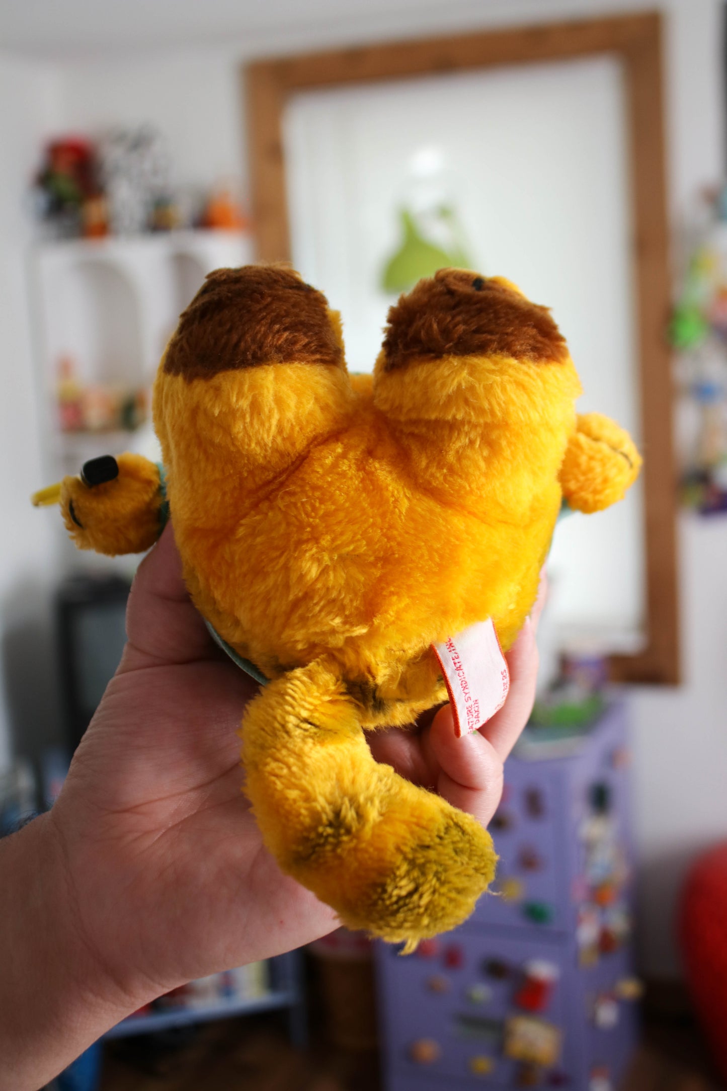 Vintage 80s Garfield Tennis Player Plush