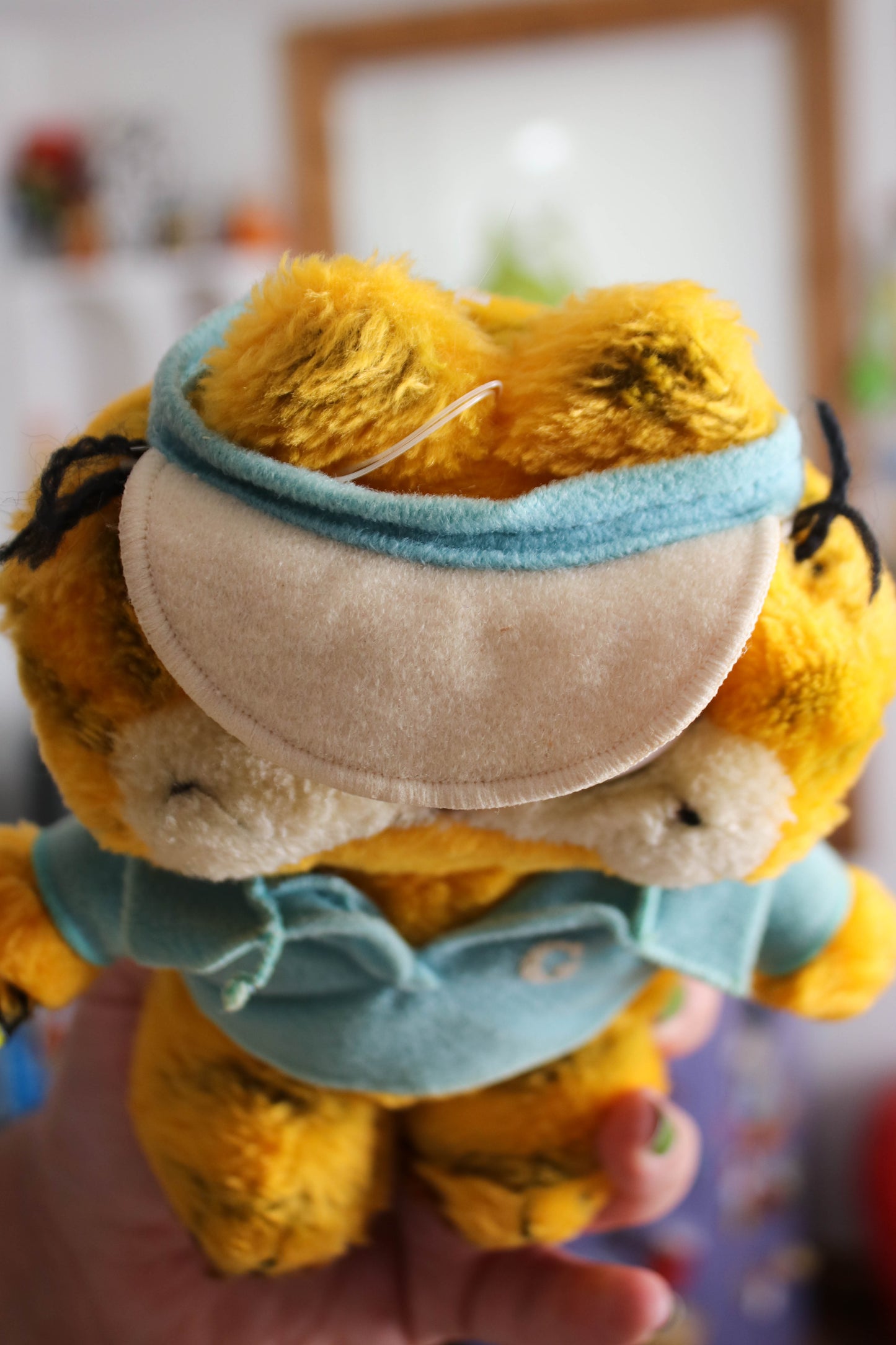 Vintage 80s Garfield Tennis Player Plush