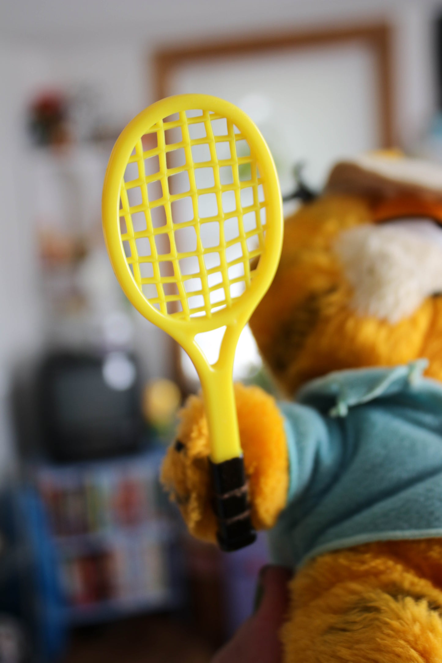 Vintage 80s Garfield Tennis Player Plush