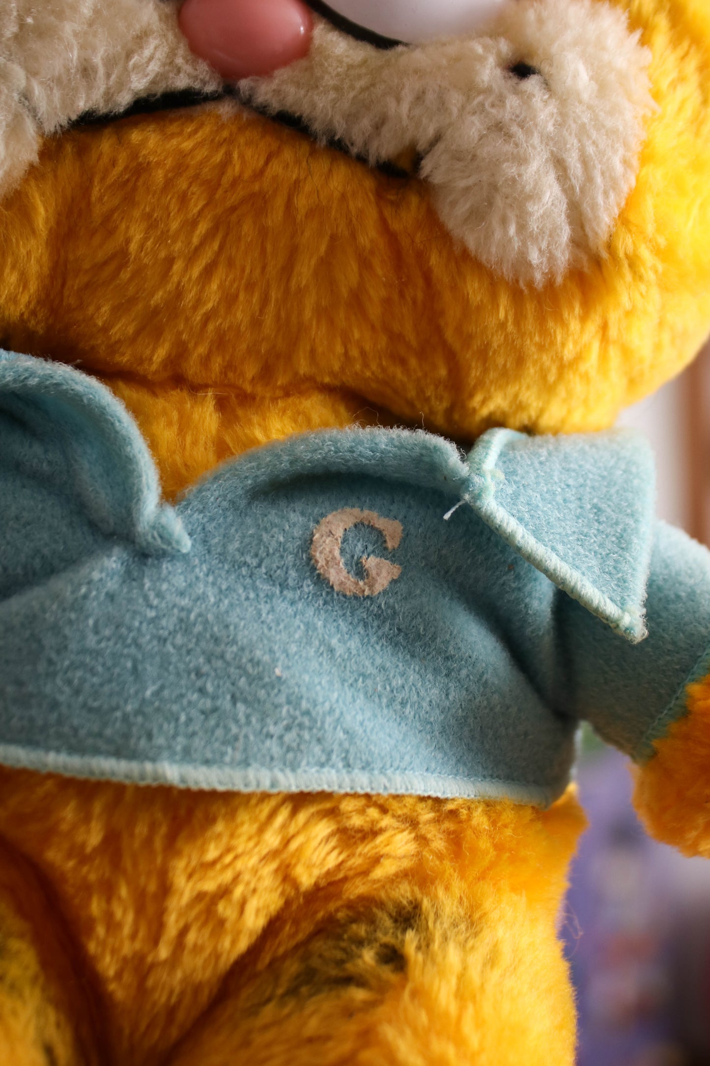 Vintage 80s Garfield Tennis Player Plush