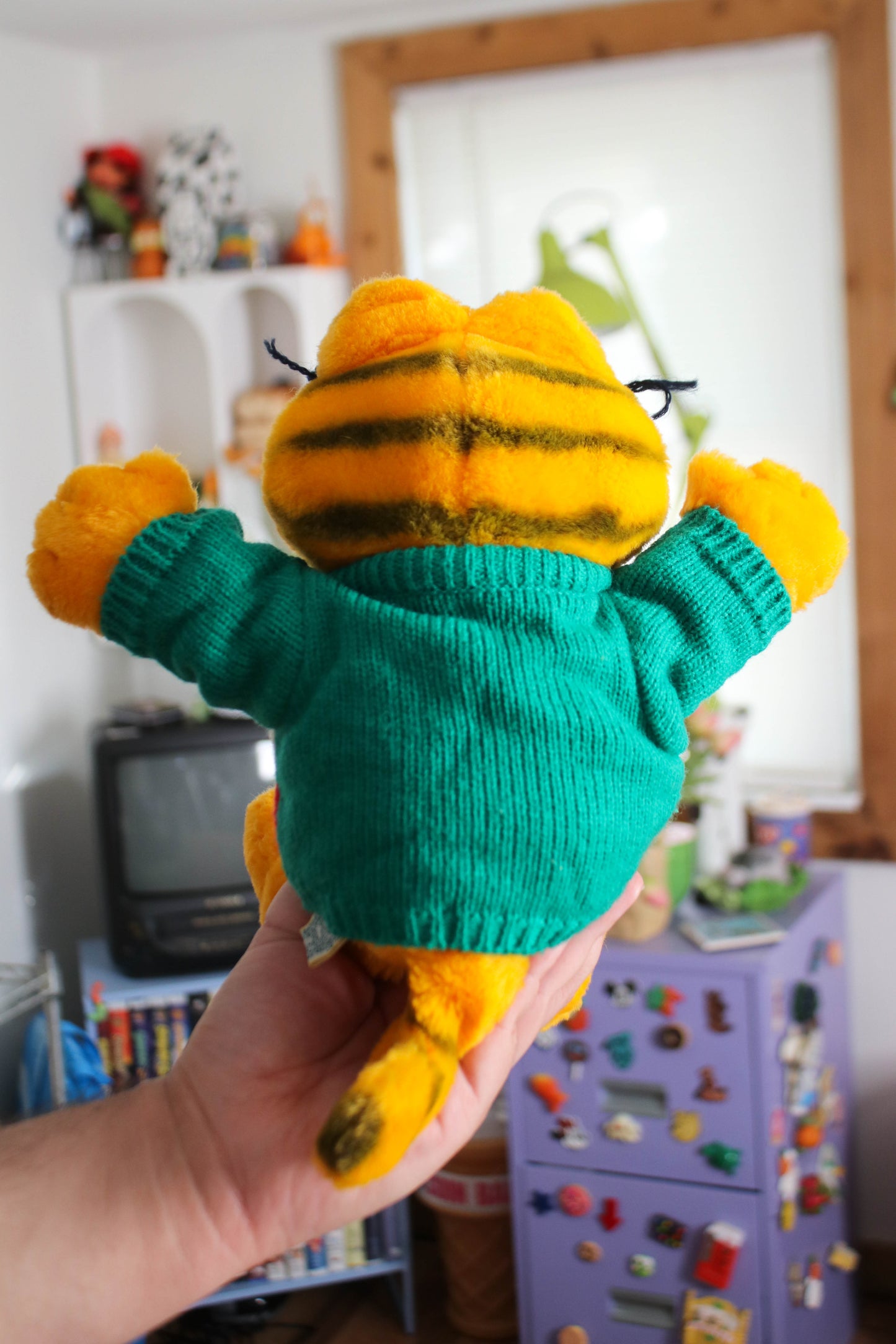 Vintage 80s Garfield Holiday Gimme Gimme Plush