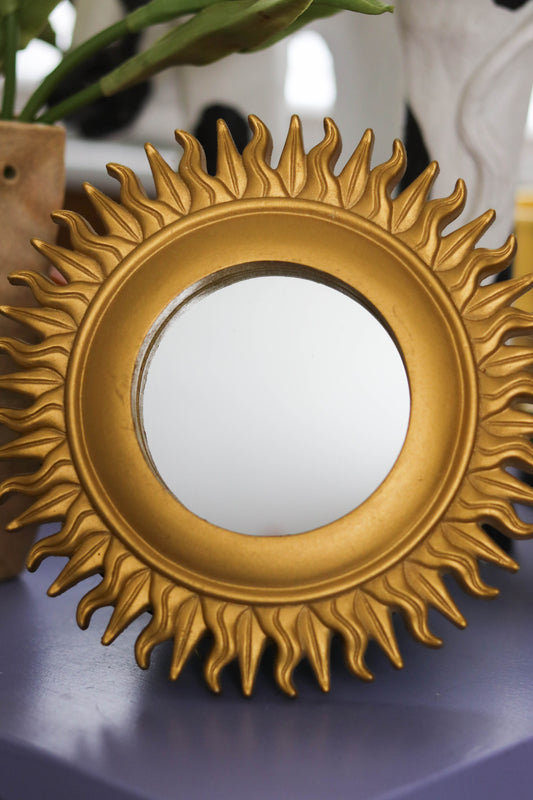 Celestial Sun Burst Small Mirror's 2pc Set