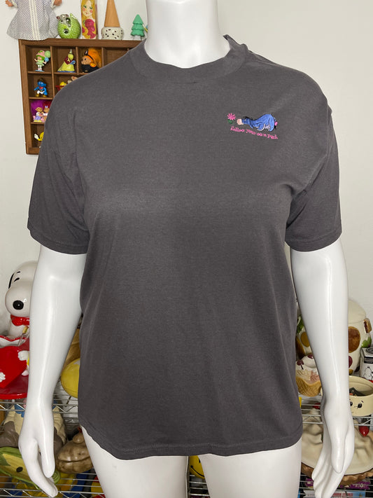 2000s Eeyore Embroidered Gray Tee Sz XL