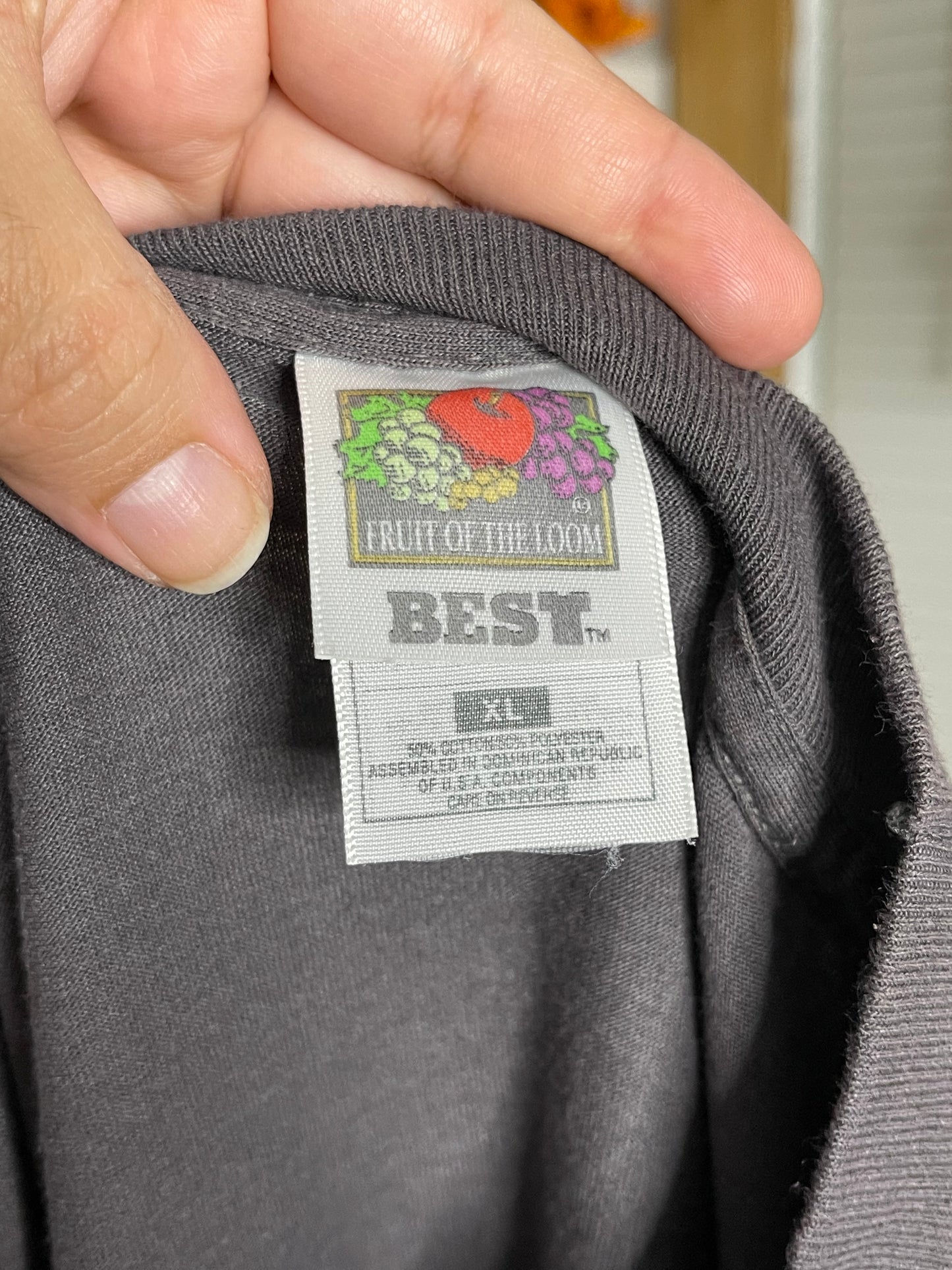 2000s Eeyore Embroidered Gray Tee Sz XL