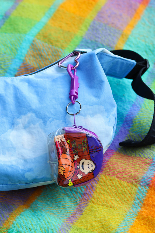 Vintage 2000s Linus Trick Or Treat Halloween Keychain Pouch