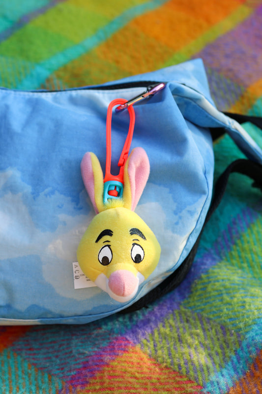 90s Rabbit Plush Keychain