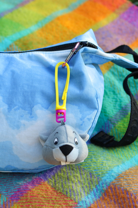 90s Gopher Plush Keychain