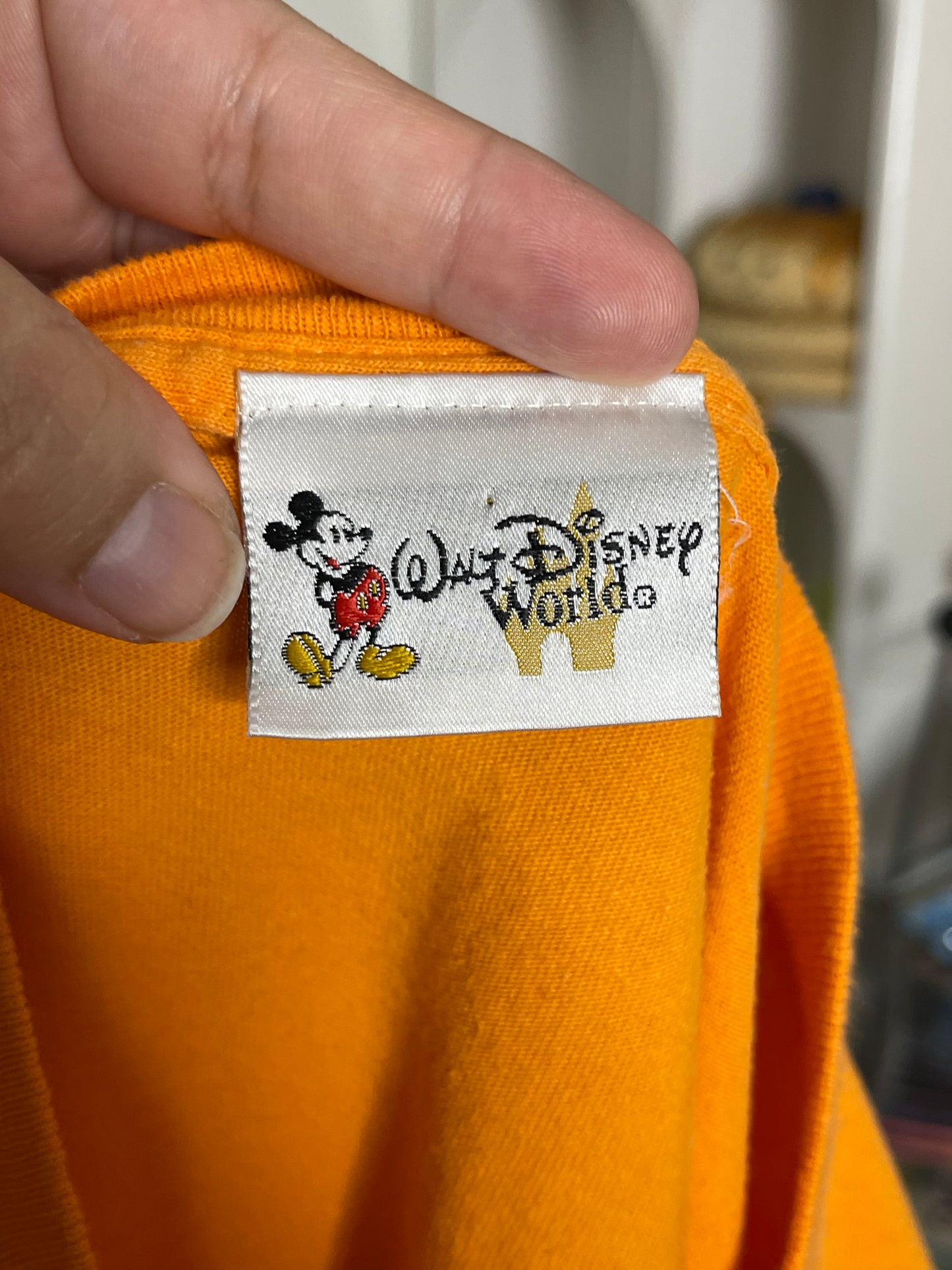Vintage Orange Animal Kingdom Graphic Tee Sz M