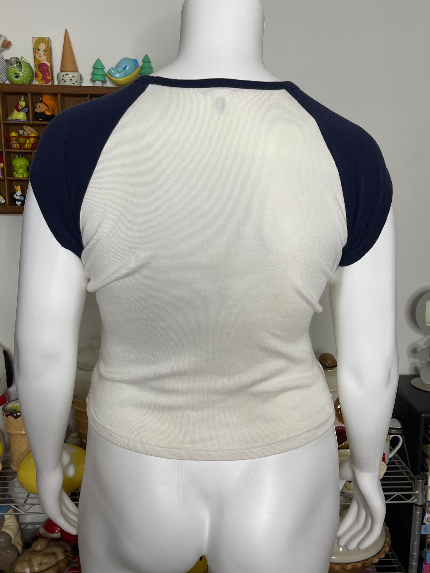 2000s Limited Too Pep Squad Raglan Tee Sz XL