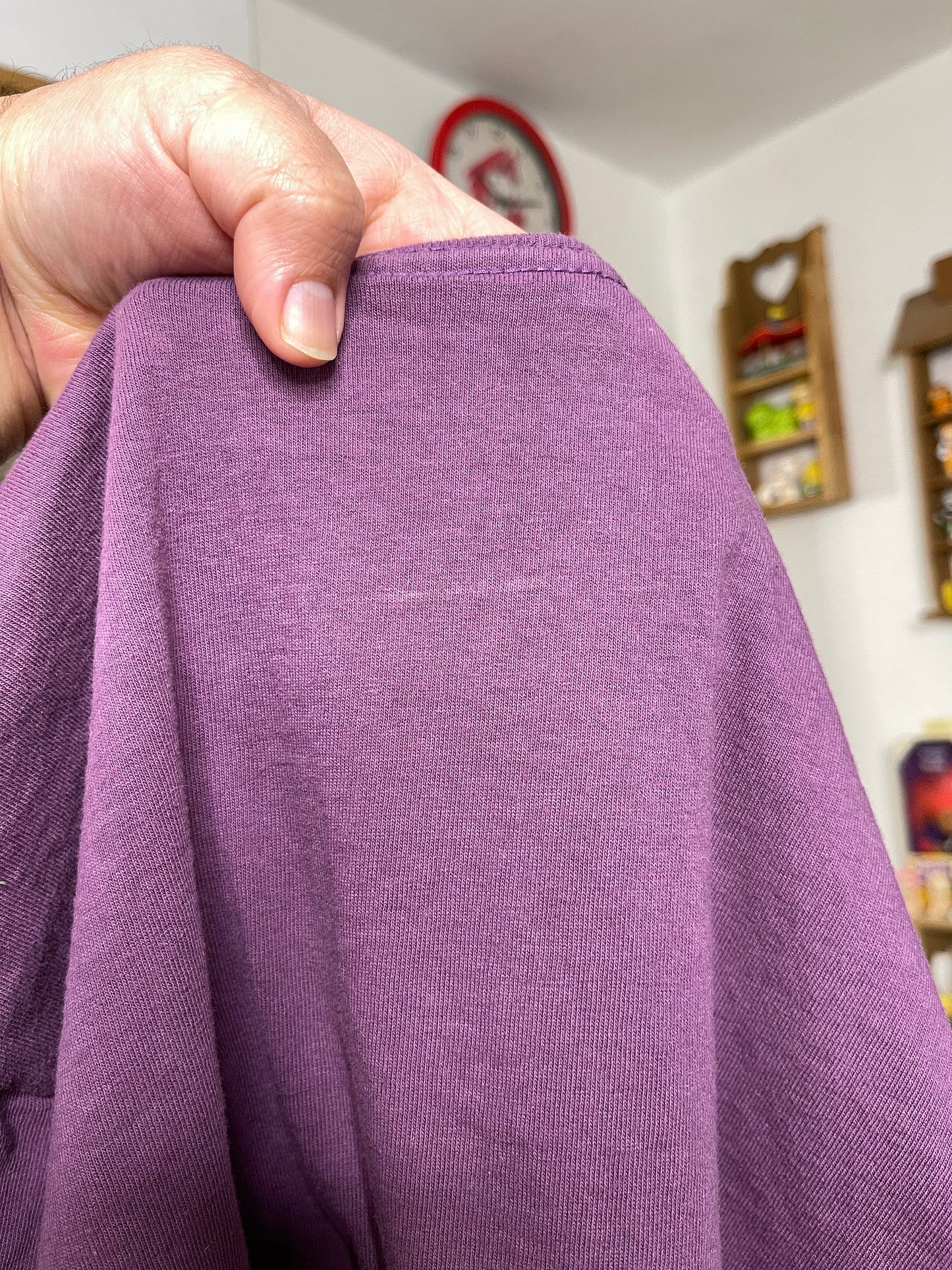 2000s Purple Spring Kitten Graphic Tee Sz M