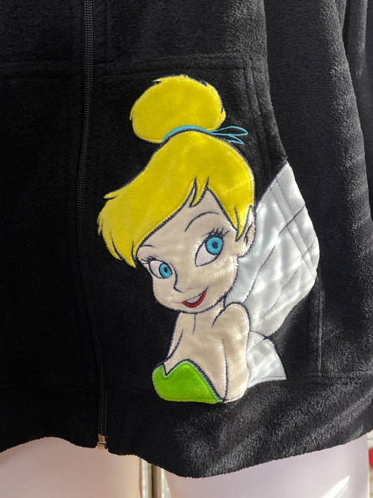 Y2K 2000s Tinker Bell Flirt Fleece Zip-up Hoodie Sz 3x