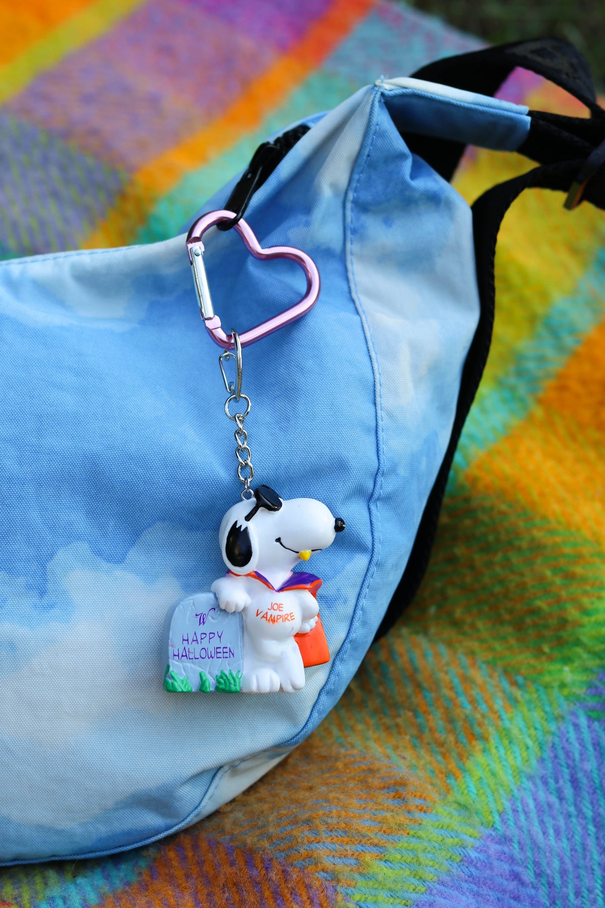 Vintage Snoopy Halloween Upcycled Keychains