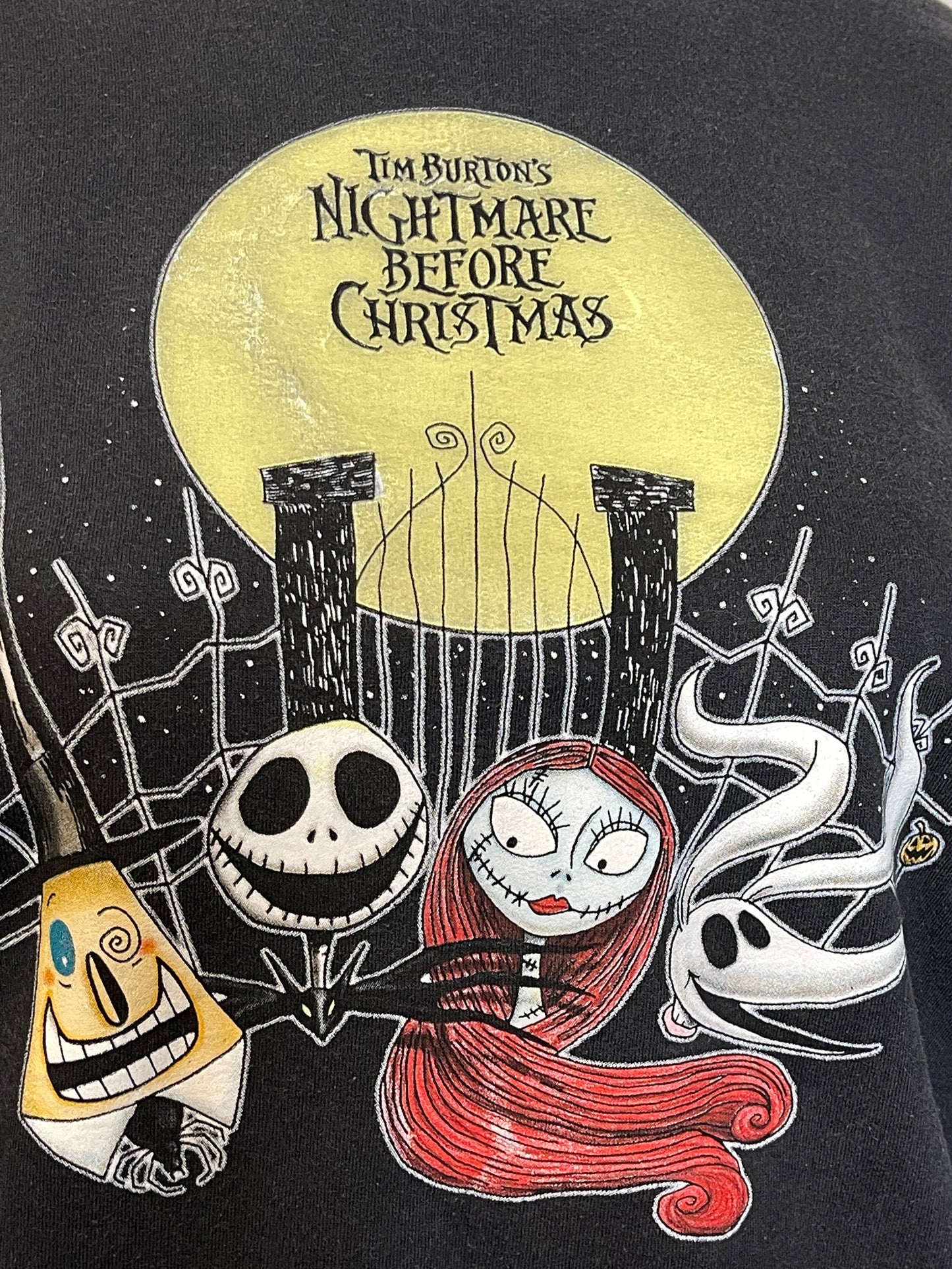 90s Nightmare Before Christmas Graphic Crewneck Sweater XL