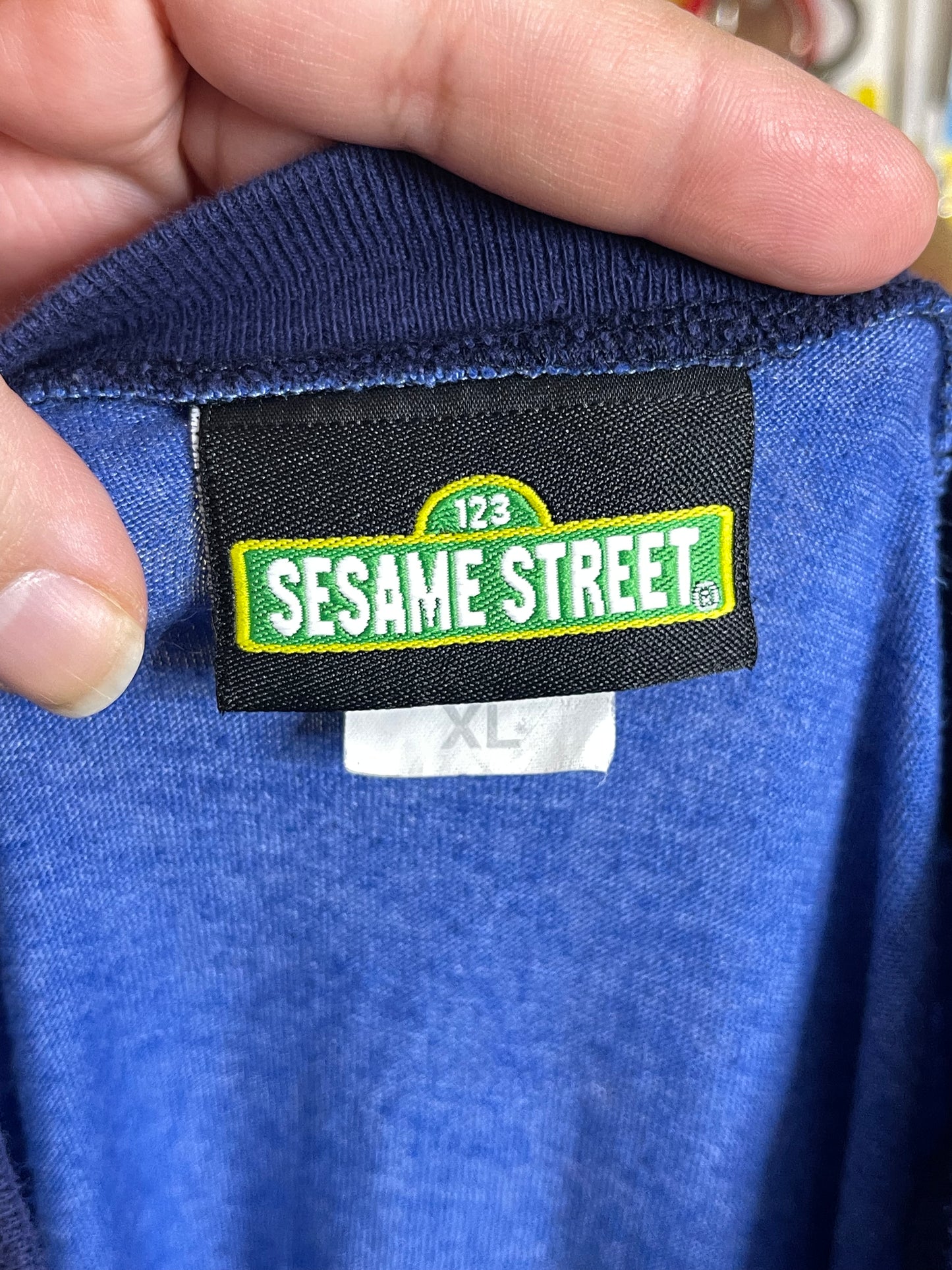 2000s Elmo Ticklish Ringer Baby Tee Sz L/XL