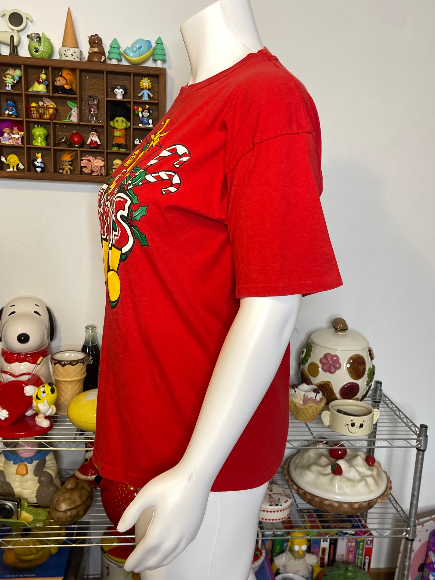 90s Hands Off Holiday Graphic Tee Sz XL