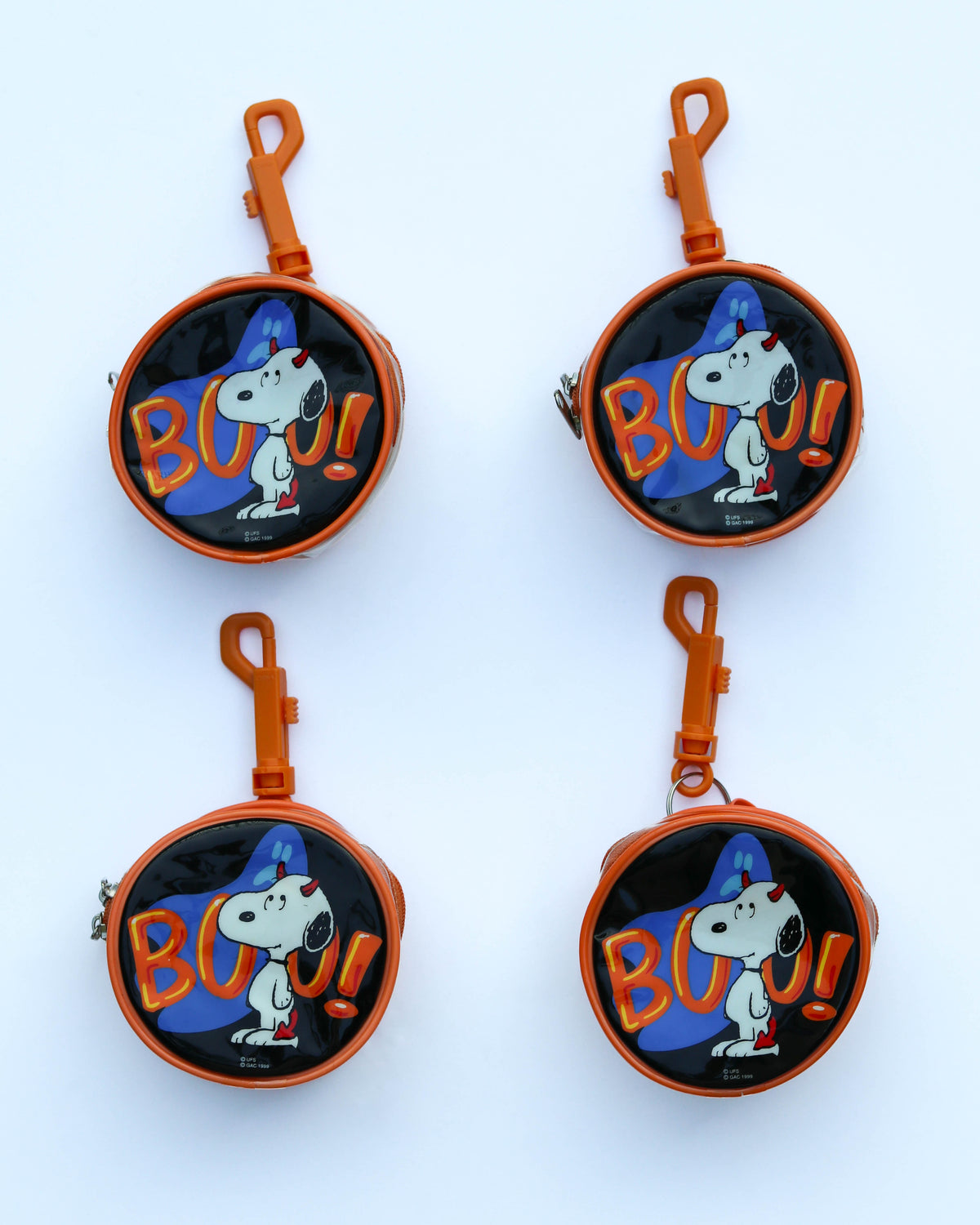 Vintage 2000s Snoopy BOO! Devil Keychain Pouch